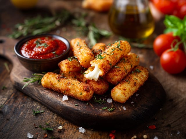 Mozzarella Sticks.