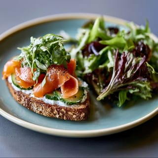 Smoked Salmon on Sourdough Toast