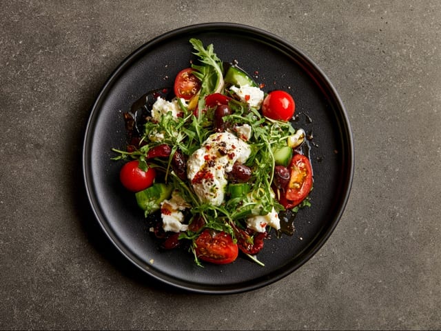 Stracciatella Cheese Salad.