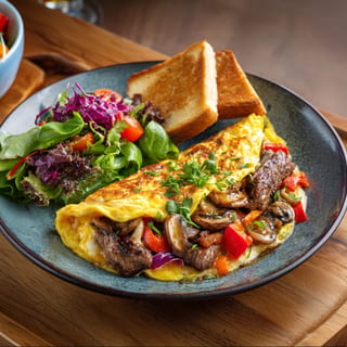 Steak Omelette